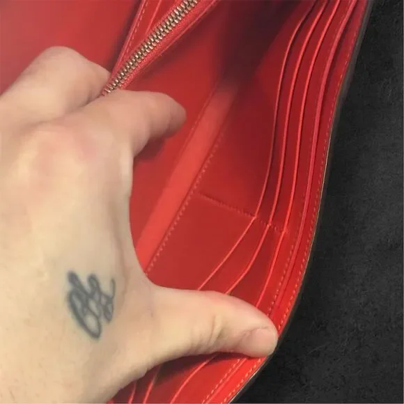 Céline Paris Beige Leather Wallet Chain Shoulder Bag - Picture 8 of 17